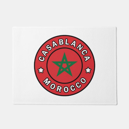 Casablanca Marokko Deurmat (Voorkant)