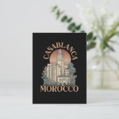 Casablanca Marokko Feestdagenkaart (Staand voorkant)