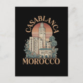 Casablanca Marokko Feestdagenkaart (Voorkant)