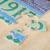 Casablanca Marokko Frans reisposter Legpuzzel (Zijkant)