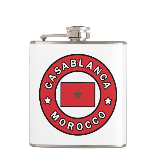 Casablanca Marokko Heupfles (Voorkant)