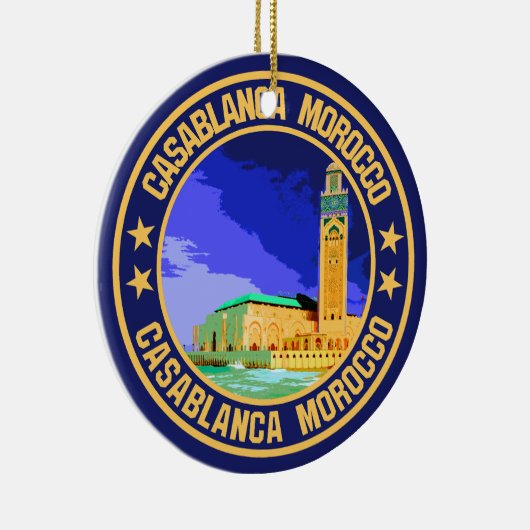 Casablanca Marokko Keramisch Ornament (Rechts)