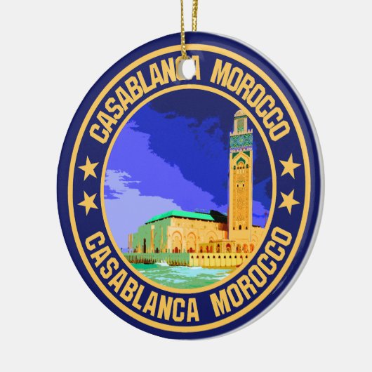 Casablanca Marokko Keramisch Ornament (Links)