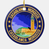 Casablanca Marokko Keramisch Ornament (Achterkant)