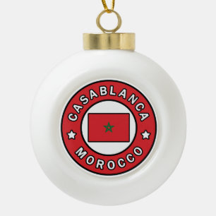 Casablanca Marokko Keramische Bal Ornament