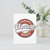 Casablanca Marokko logo Briefkaart (Staand voorkant)