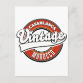 Casablanca Marokko logo Briefkaart (Voorkant)