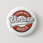 Casablanca Marokko logo Ronde Button 5,7 Cm (Voorkant)