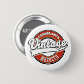 Casablanca Marokko logo Ronde Button 5,7 Cm (Voorkant /achterkant)