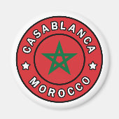 Casablanca Marokko Magneet (Voorkant)