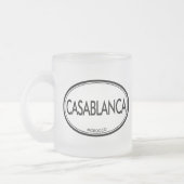 Casablanca, Marokko Matglas Koffiemok (Links)