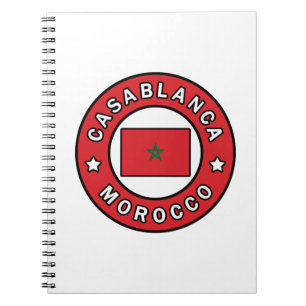 Casablanca Marokko Notitieboek
