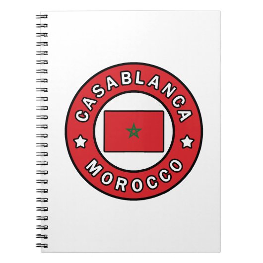 Casablanca Marokko Notitieboek (Voorkant)