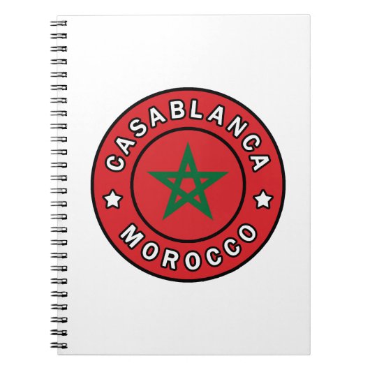 Casablanca Marokko Notitieboek (Voorkant)