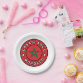 Casablanca Marokko Papieren Bordje (Feest)