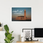 Casablanca - Marokko Poster (Thuiskantoor)