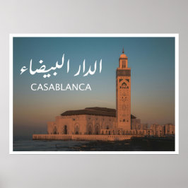 Casablanca - Marokko Poster