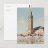 Casablanca Marokko Reizen Briefkaart (Voorkant / Achterkant)