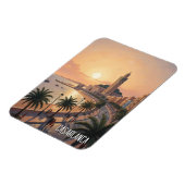 Casablanca Marokko Reizen Magneet (Linkerzijde)