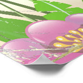 Casablanca Marokko, romantische wijnposter Poster (Hoek)