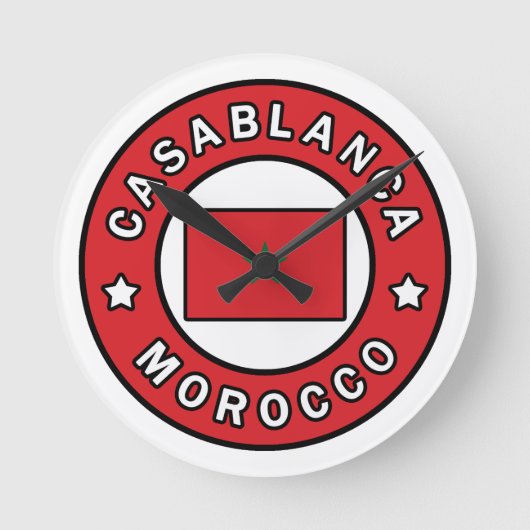 Casablanca Marokko Ronde Klok (Voorkant)