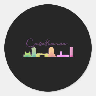 Casablanca Marokko Ronde Sticker