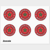 Casablanca Marokko Ronde Sticker (Vel)