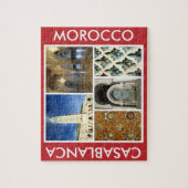 casablanca marokko scènes legpuzzel (Verticaal)