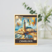 Casablanca, Marokko |  schilderij Briefkaart (Staand voorkant)