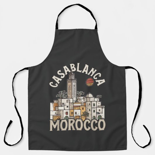 Casablanca Marokko Schort (Voorkant)