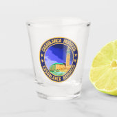Casablanca Marokko Shot Glas (Voorkant)