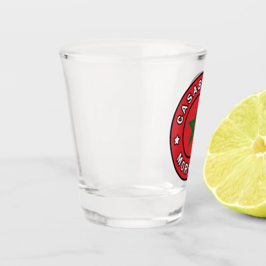 Casablanca Marokko Shot Glas (Links)