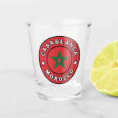 Casablanca Marokko Shot Glas (Voorkant)