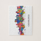 Casablanca Marokko Skyline Legpuzzel (Verticaal)