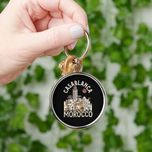 casablanca marokko sleutelhanger (Hand)