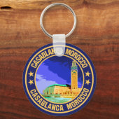 Casablanca Marokko Sleutelhanger (Voorkant)