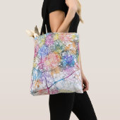 Casablanca Marokko Stadsplattegrond Tote Bag (Dichtbij)