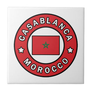 Casablanca Marokko Tegeltje