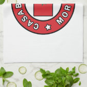 Casablanca Marokko Theedoek (Gevouwen)