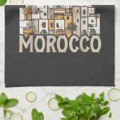 Casablanca Marokko Theedoek (Gevouwen)