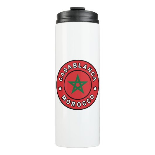 Casablanca Marokko Thermosbeker (Voorkant)