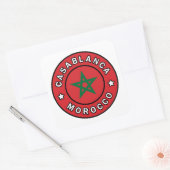 Casablanca Marokko Vierkante Sticker (Envelop)