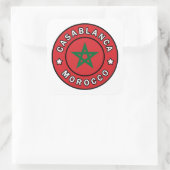 Casablanca Marokko Vierkante Sticker (Tas)