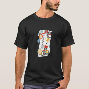 Casablanca Marokko vliegticket T T-shirt