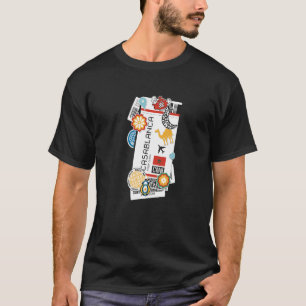 Casablanca Marokko vliegticket T T-shirt