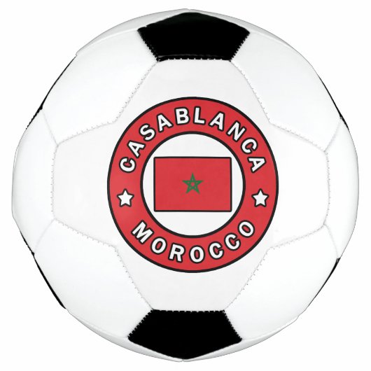 Casablanca Marokko Voetbal (Voorkant)