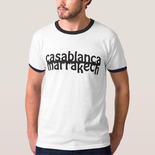 casablanca marrakech t-shirt (Voorkant)