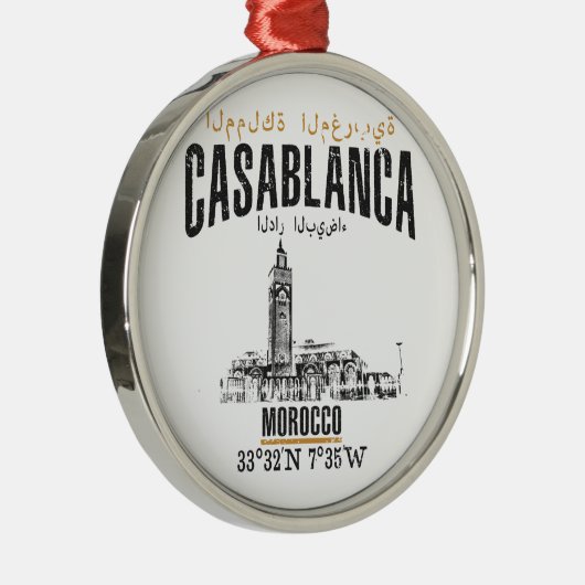 Casablanca Metalen Ornament (Rechts)