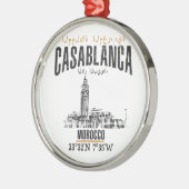 Casablanca Metalen Ornament (Links)