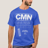 Casablanca Mohammed V Intl Airport CMN T-shirt (Voorkant)